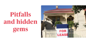 Investment Pitfalls and hidden gems